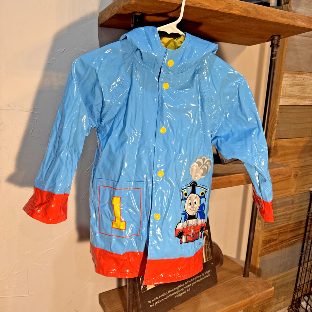 Thomas And Friends Raincoat With Hood Children’s blue and‎ red Size 4/5